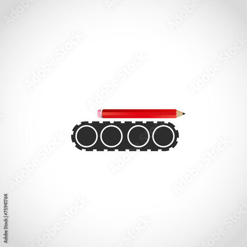 arme-guerre-crayon