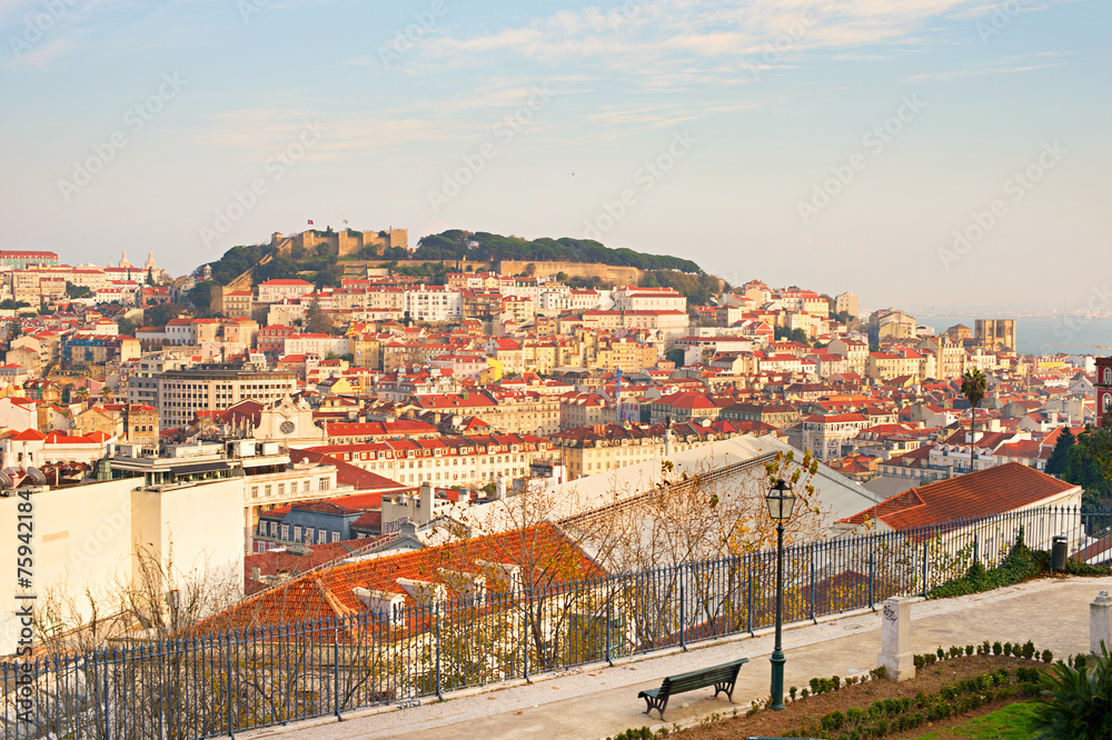 Lisbon overlooking