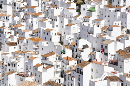 White town of Casares, Malaga (Spain) Fototapet