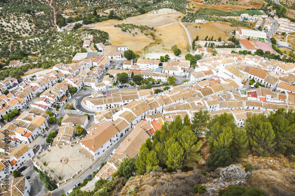 Town of Zahara de la Sierra, Cadiz, Spain