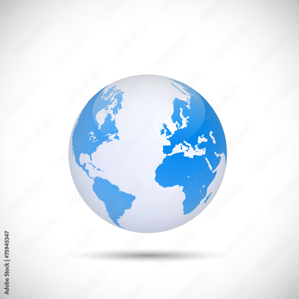 Naklejka premium Earth Illustration