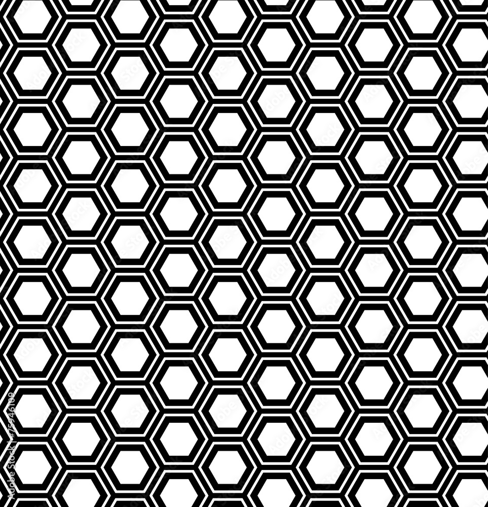Abstract geometric seamless pattern. Hexagon background. Abstract geometric seamless pattern. Hexagon background.