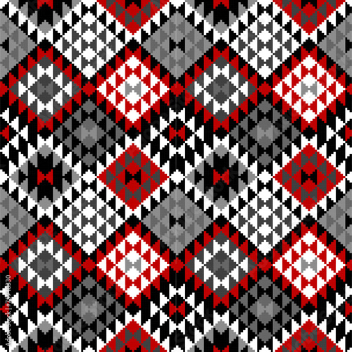 American Indian seamless pattern design