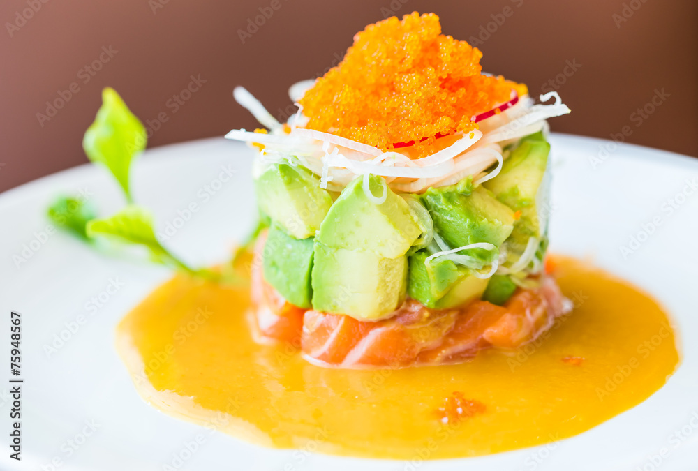 Tartar salmon salad Tartar salmon salad