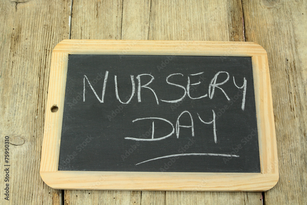 Obraz premium ardoise nursery day