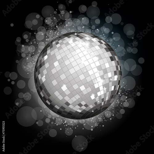 Silver Disco Ball