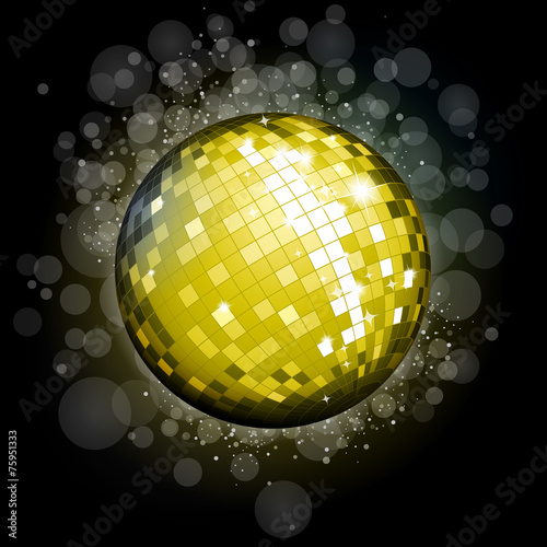 Gold Disco Ball