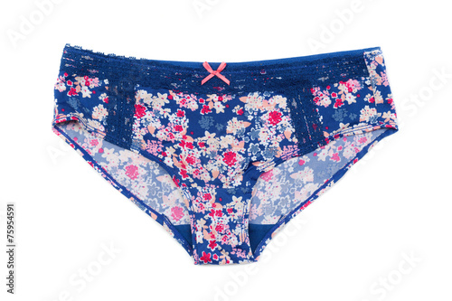 panties in floral pattern