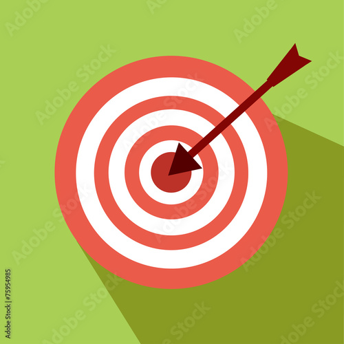 nice darts icon with green background