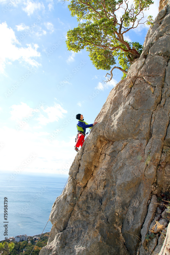 Fototapeta premium Climber.