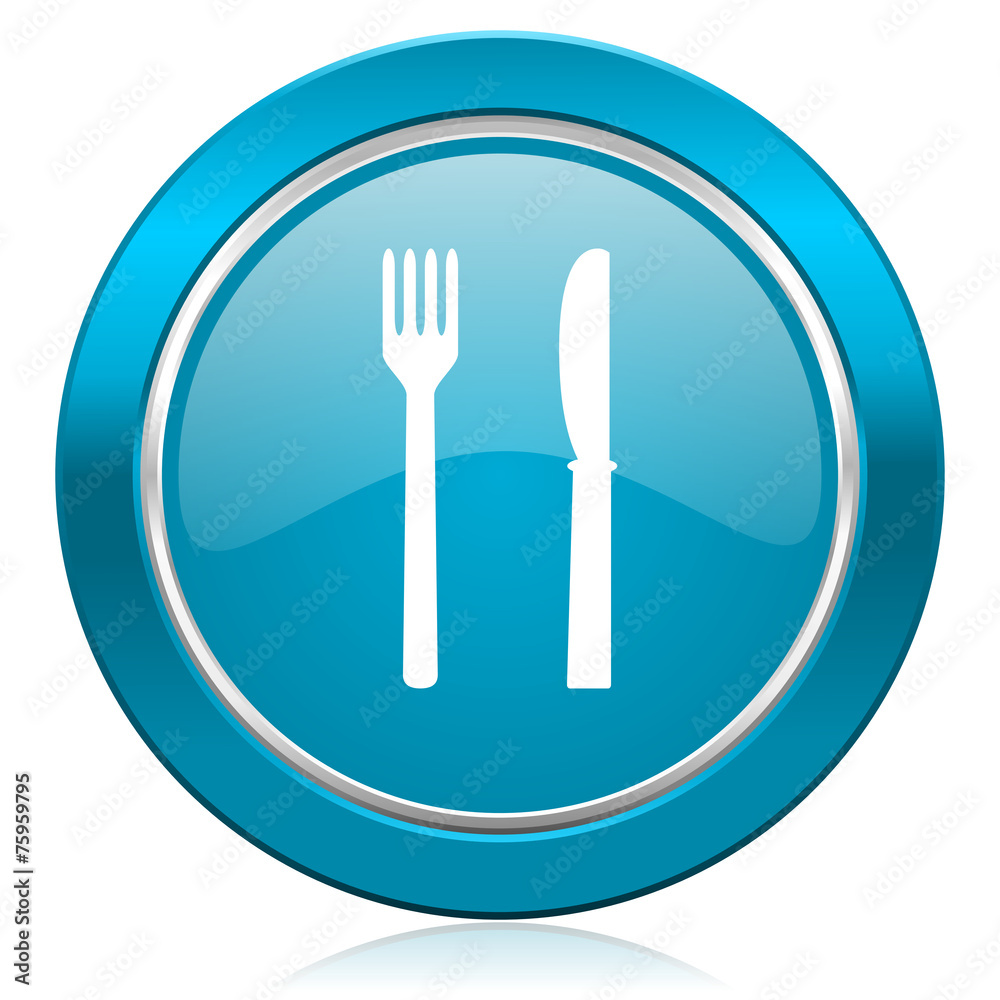 eat blue icon restaurant sign eat blue icon restaurant sign