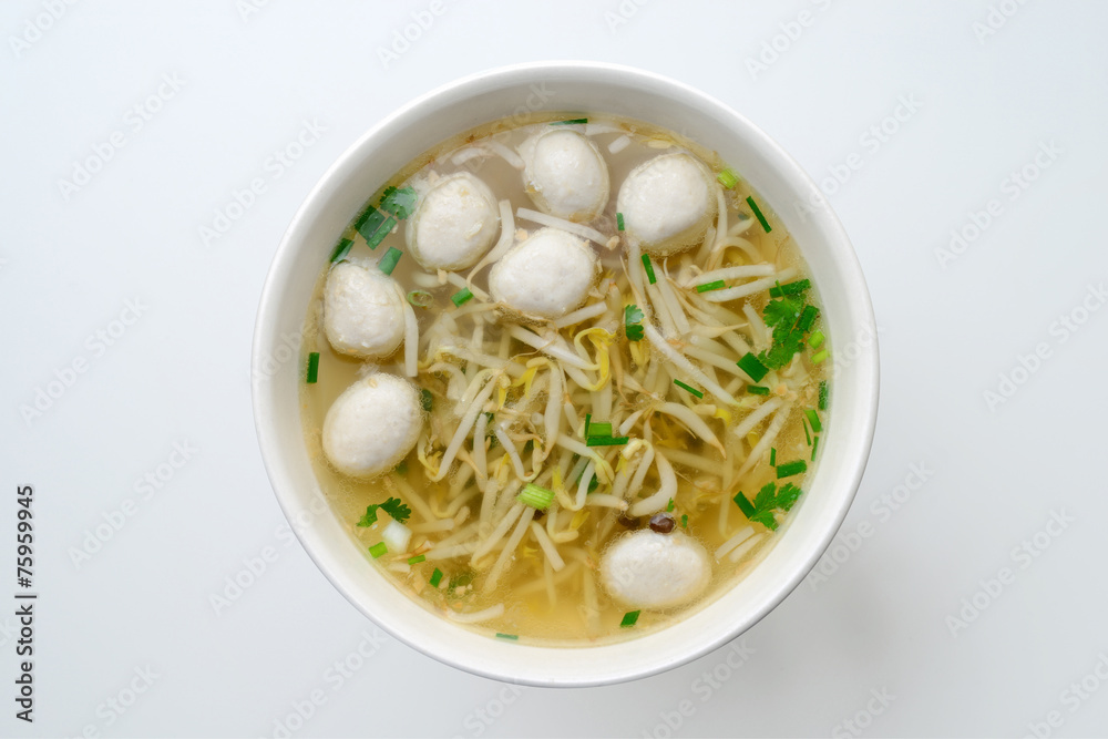 noodles with meat ball
