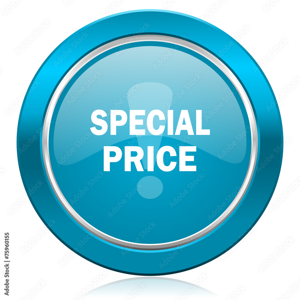 special price blue icon