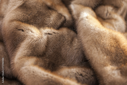 Product from fur of a mink