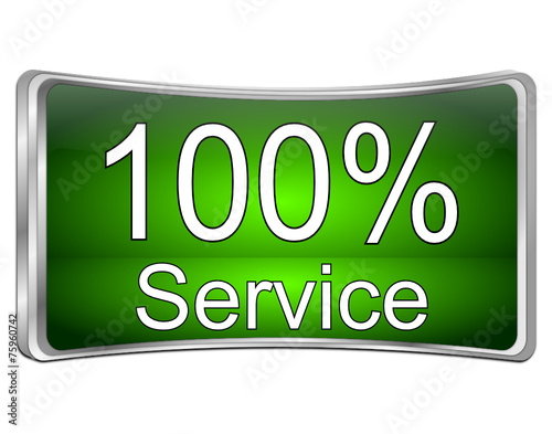 100% Service Button