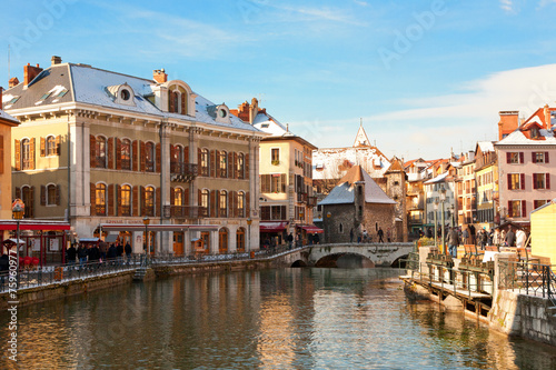 Annecy im Winter  Frankreich