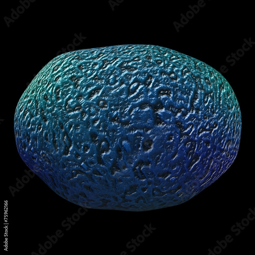 Alien brain isolated generated hires texture