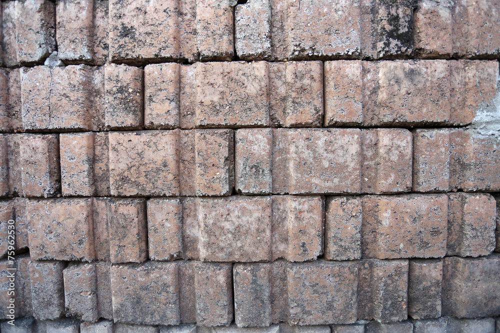 Old stone wall. Old stone wall.