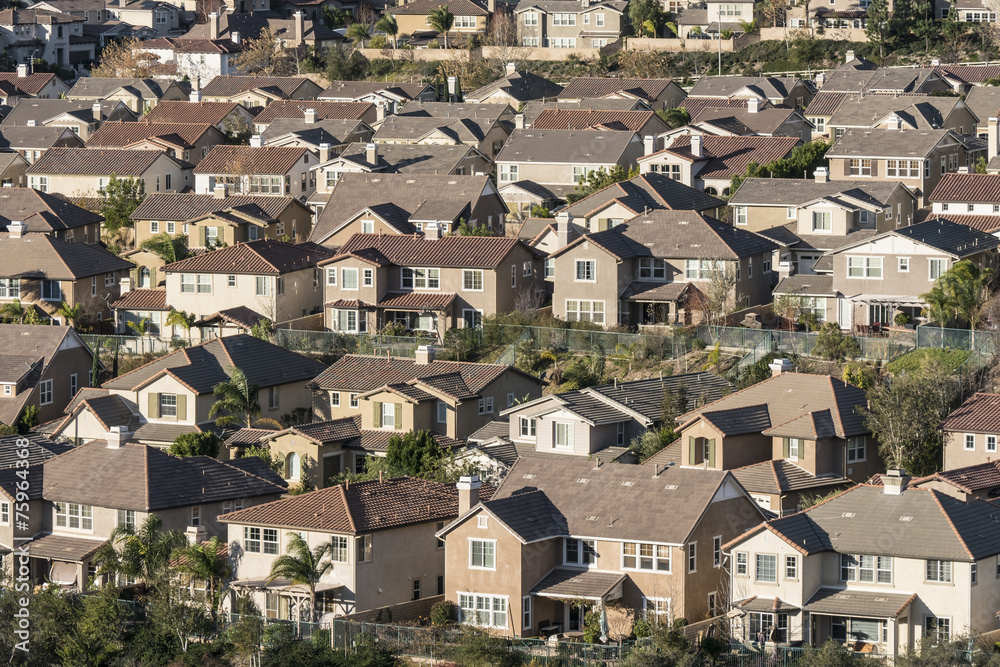 Obraz premium Dense Suburban Housing