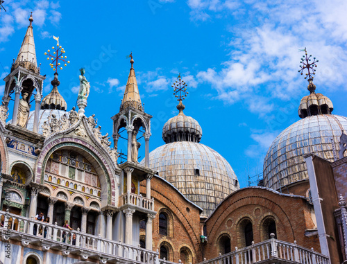 Piazza San Marko in Venice, Italy. San Marko cathedral