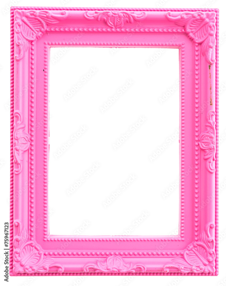 Fototapeta premium Frame isolated on white background