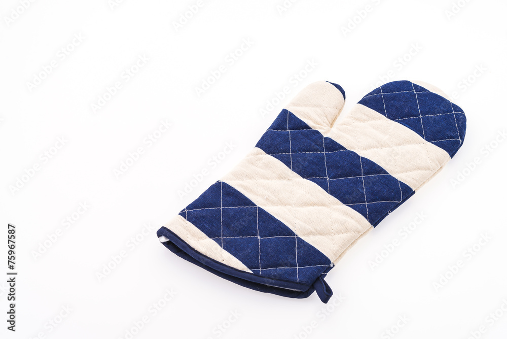 Kitchen Oven glove isolated on white background Kitchen Oven glove isolated on white background