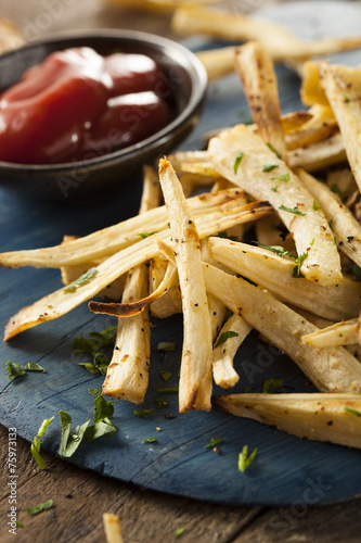 Homemade Parsley Root French Fries