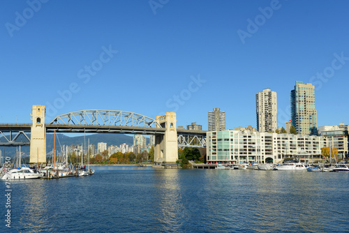Vancouver Burrard Bridge is an Art Deco style bridge, BC © Wangkun Jia