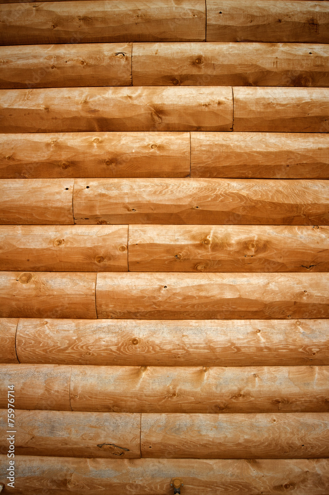 Log Wall