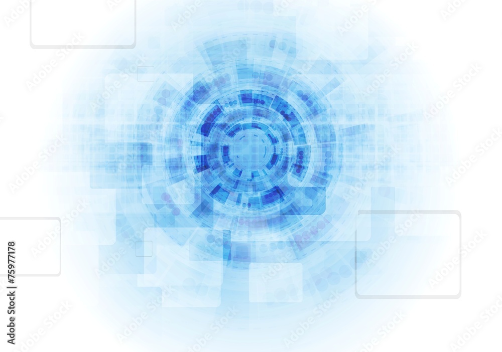 Abstract blue tech background