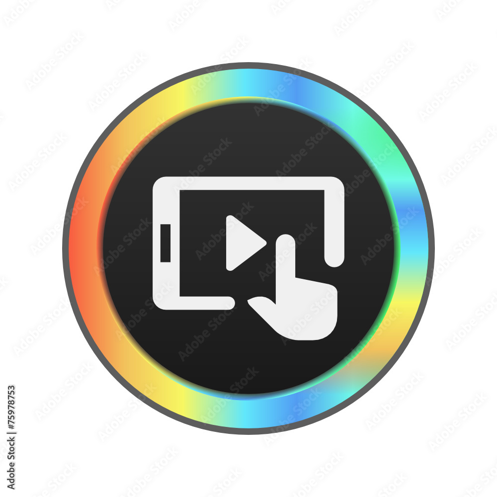 Colorful Web Icon Colorful Web Icon