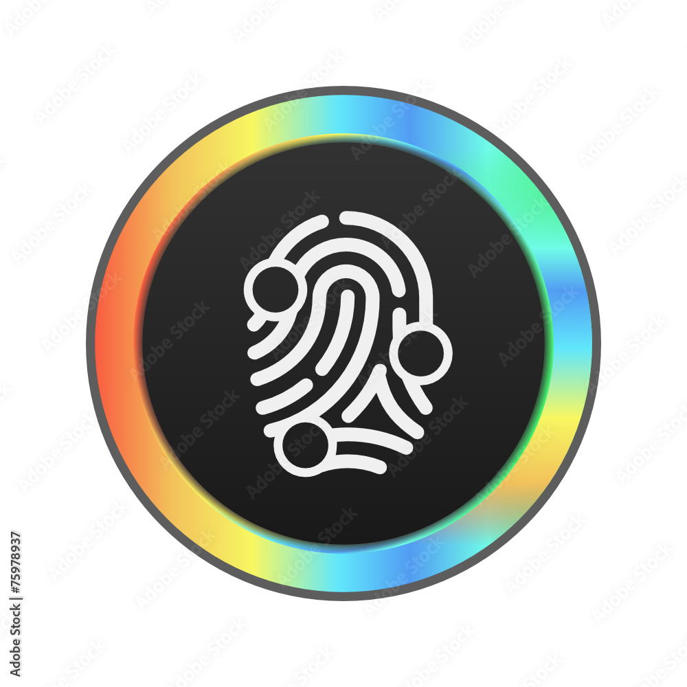 Colorful Web Button Colorful Web Button
