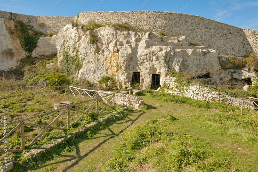 Archaeological Park Of Akrai In Palazzolo Acreide, Sicily