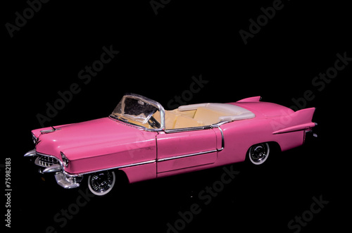 Pink Caddilac Car Toy Model photo