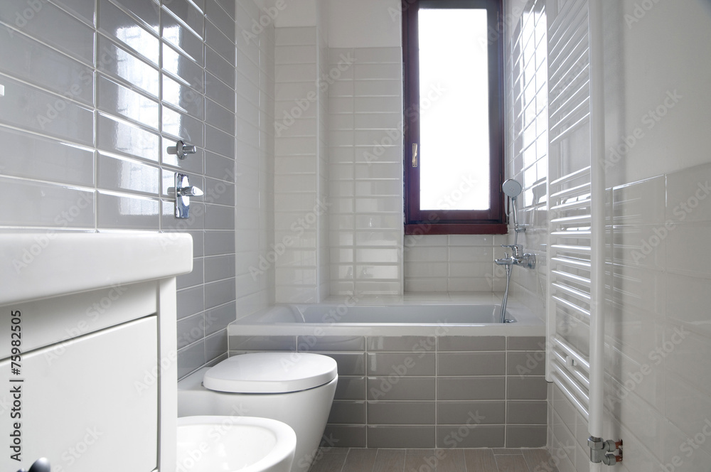 Obraz premium residential house, detail of the bathroom