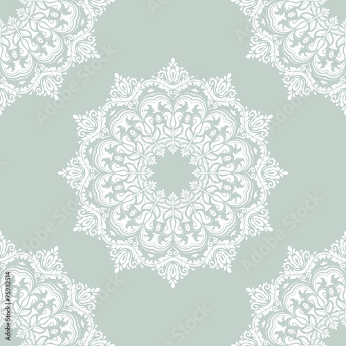 Floral Seamless Pattern. Orient Abstract Background