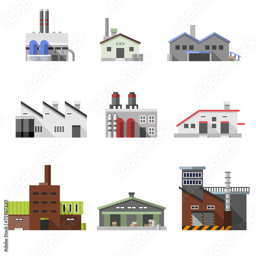 Industrial buildings flat