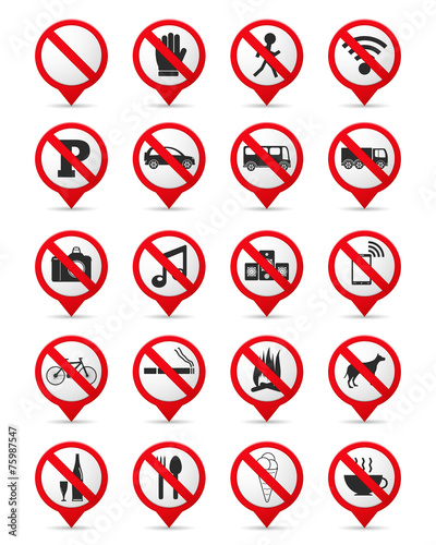 Prohibition Signs
