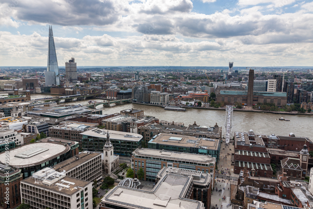 London skyline from St Paul's Cathedral