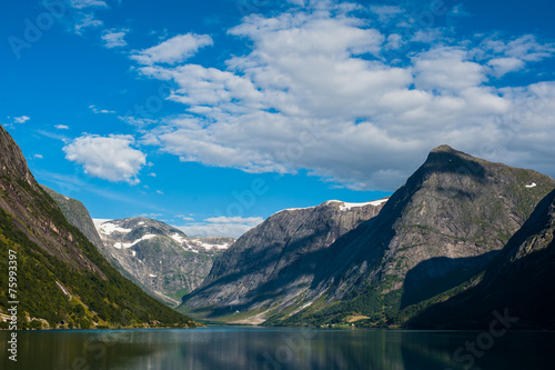 The Beautiful Norway landscape at summer