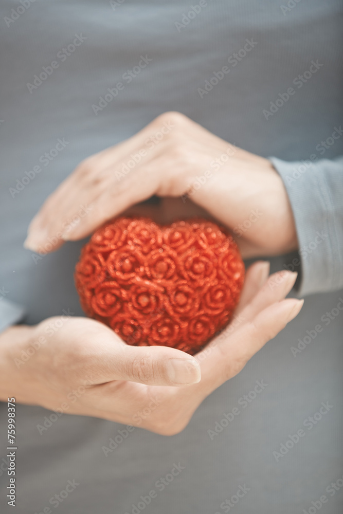 Heart in hands Heart in hands