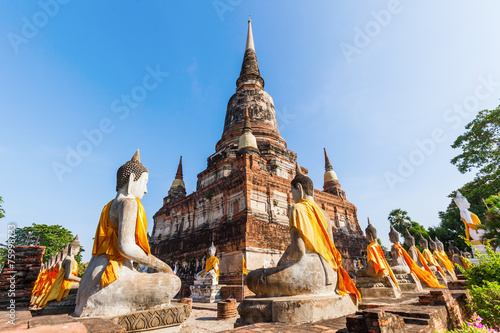 Tempel Wat Yai Chai Mongkon in Ayutthaya