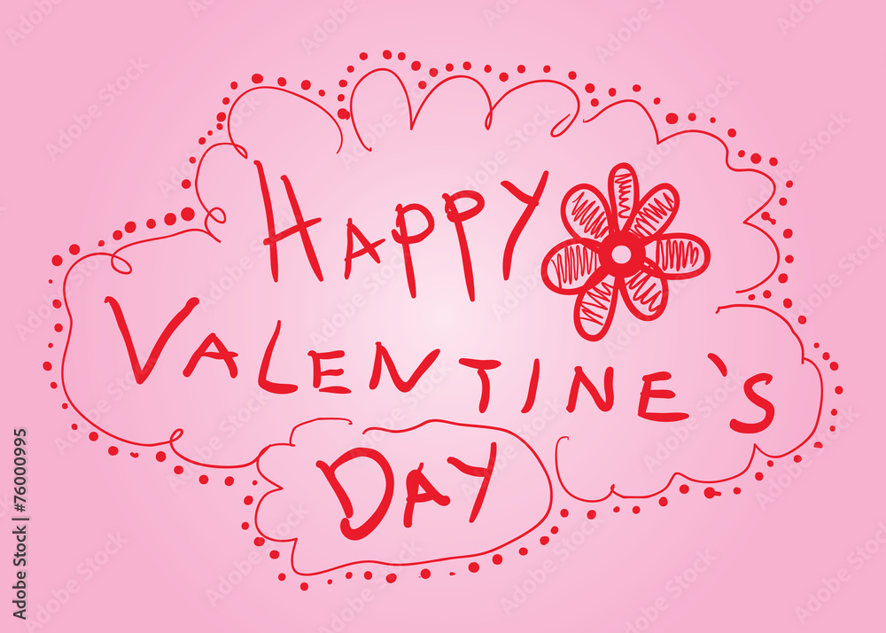 Happy Valentine'S Day Sketck Card Happy Valentine'S Day Sketck Card