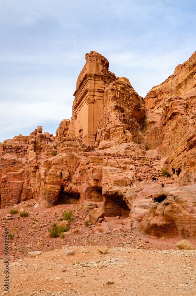 Jordan, Petra, the ancient city in the rocks