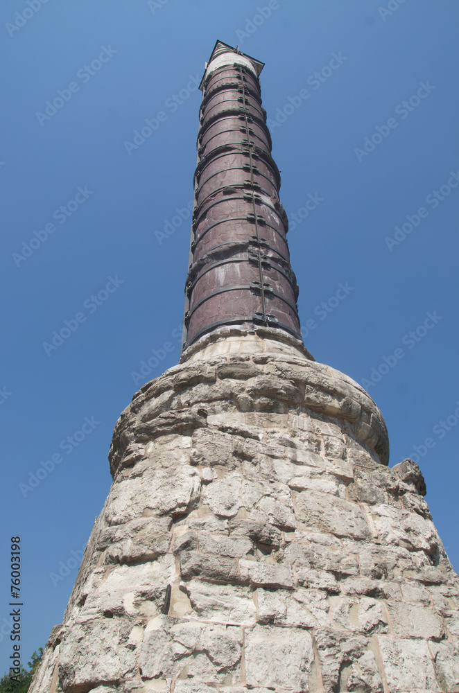 The Column of Constantine, Burnt Stone, Istanbul, Turkey
