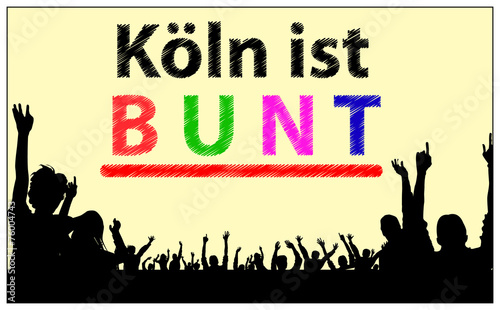 Köln ist bunt / gegen Pegida