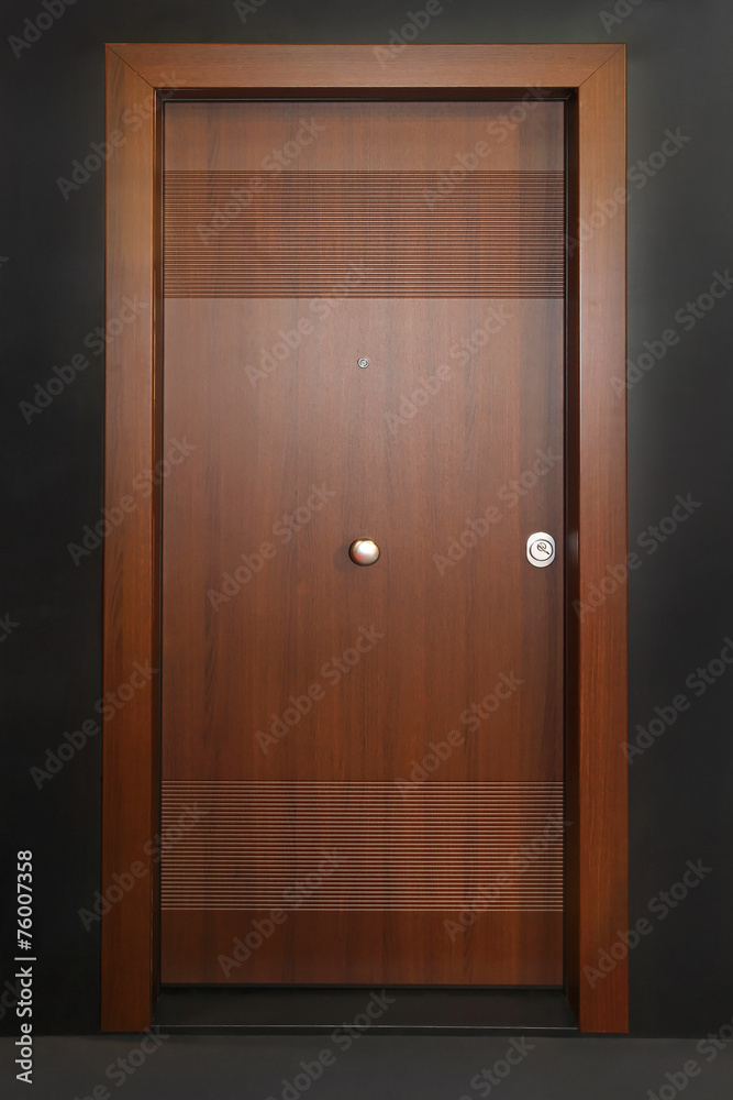 Brown door Brown door