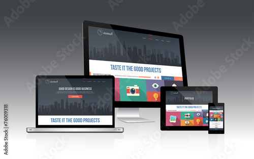 Responsive Screen Mockup