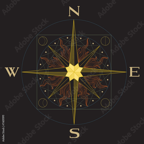 Compass vector illustration