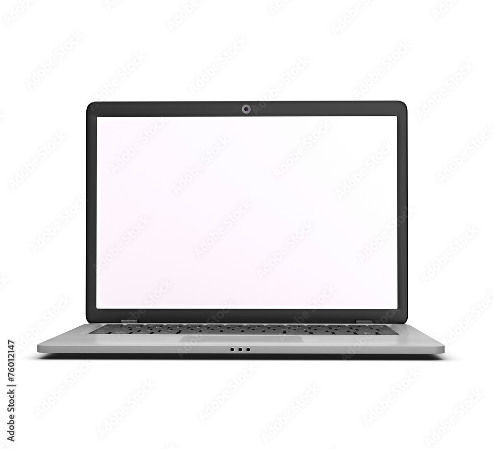 Laptop on a white background. Laptop on a white background.